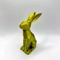 Mô hình thỏ Lowpoly (Lowpoly Easter Bunny) trang trí độc đáo - Thumbnail 1