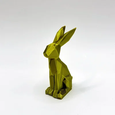 Mô hình thỏ Lowpoly (Lowpoly Easter Bunny) trang trí độc đáo