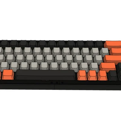 Bàn phím cơ in 3D (68 phím)