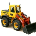 Xe Xúc Lật Đầu Màu Vàng Có Chuyển Động (Yellow Front Loader with Movements) - Thumbnail 1