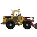 Xe Xúc Lật Đầu Màu Vàng Có Chuyển Động (Yellow Front Loader with Movements) - Thumbnail 6