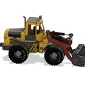 Xe Xúc Lật Đầu Màu Vàng Có Chuyển Động (Yellow Front Loader with Movements) - Thumbnail 7