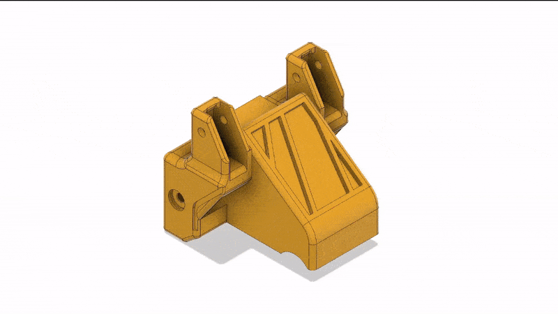 Xe Xúc Lật Đầu Màu Vàng Có Chuyển Động (Yellow Front Loader with Movements) - Image 11