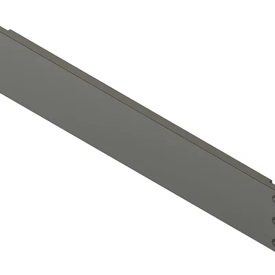 Mẫu thiết kế tấm che tủ rack 10 inch 1U (Blank Panel Template)