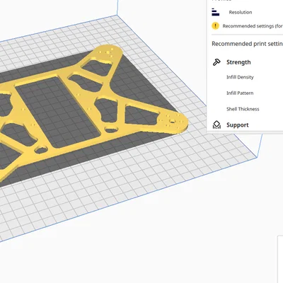 Frame Carbonme cho DJI FPV + Cradle & Feet in 3D Printer