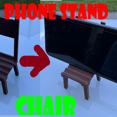 Giá đỡ điện thoại hình ghế (Stojan, drzak na telefon, židle)