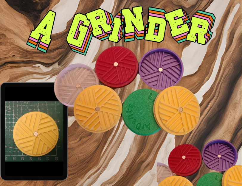 Al Grinder – Herb Grinder in 3D nhỏ gọn, xay mượt - Image 1