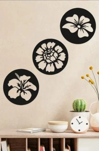 Mẫu trang trí tường Flowers Design đẹp tinh tế cho không gian sống - Image 1
