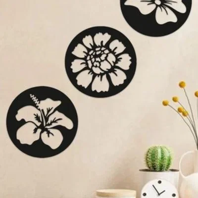Mẫu trang trí tường Flowers Design đẹp tinh tế cho không gian sống