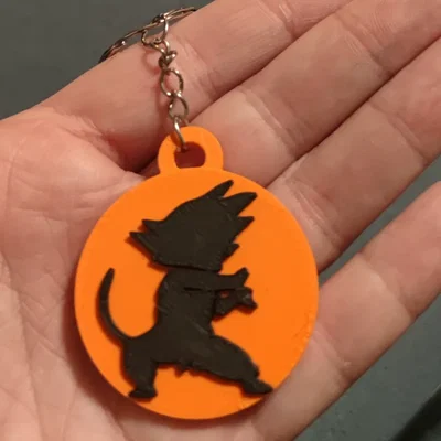 Móc khóa Goku 3D - Phụ kiện cực chất cho fan Dragon Ball