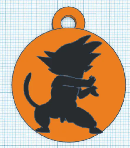 Móc khóa Goku 3D - Phụ kiện cực chất cho fan Dragon Ball - Image 3