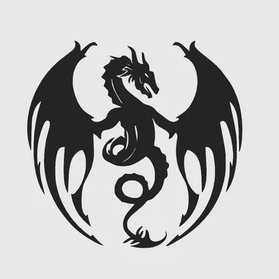 Mẫu trang trí tường hình Rồng độc đáo (Dragon Wall Art) in 3D