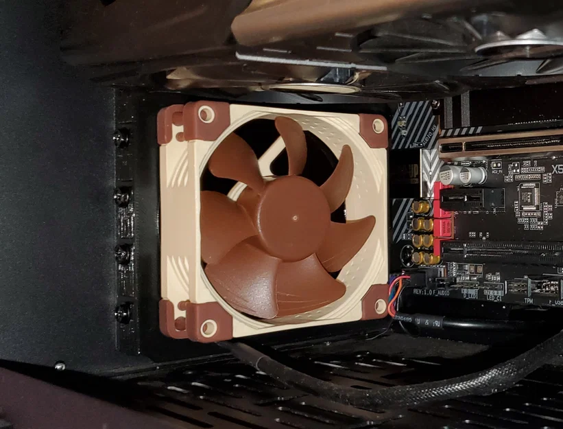 Giá gắn quạt 80mm cho khe PCI (PCI Slot Fan Mount) - Image 2