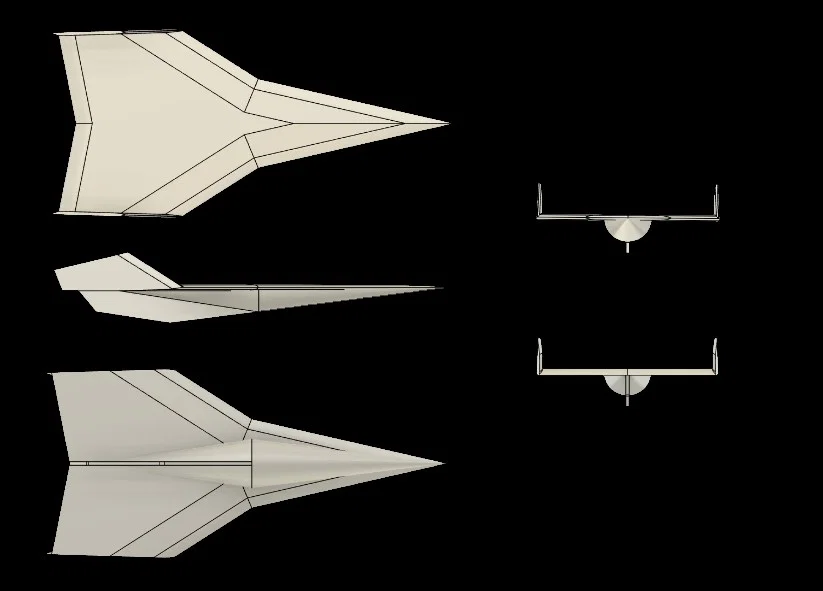 Máy bay giấy có thể in (printable paper Airplane) - Image 4