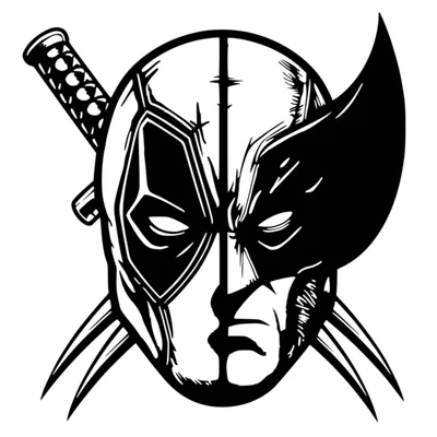 Mẫu tranh treo tường 3D Deadpool & Wolverine cực chất