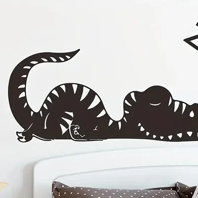 Mẫu in 3D Sleepy Dino Rex trang trí tường siêu cute cho bé