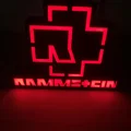 Mẫu đèn trang trí Light Box logo Rammstein in 3D cực chất - Thumbnail 2