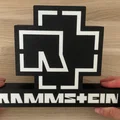 Mẫu đèn trang trí Light Box logo Rammstein in 3D cực chất - Thumbnail 3