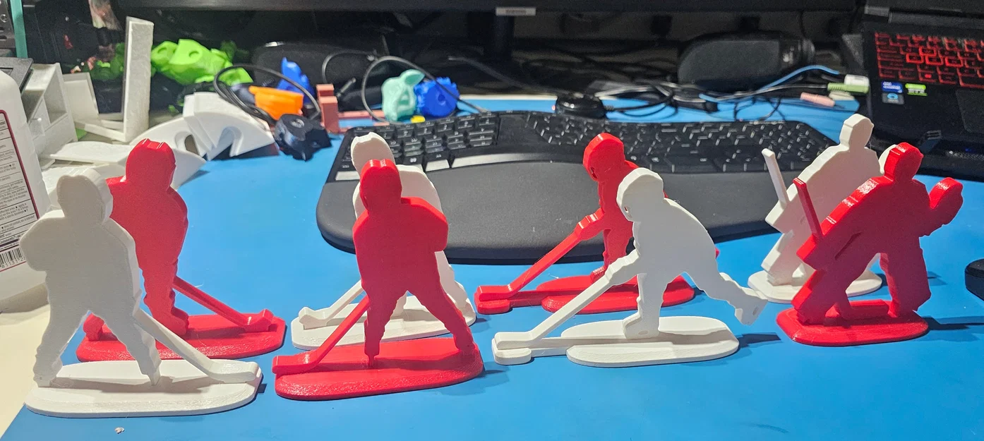 Mô hình cầu thủ khúc côn cầu trên băng (Ice Hockey Players) 3D in - Image 1