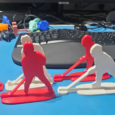 Mô hình cầu thủ khúc côn cầu trên băng (Ice Hockey Players) 3D in