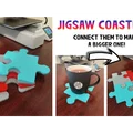 Lót Ly Ghép Hình Kết Nối (Connecting Puzzle Coasters) - Thumbnail 1