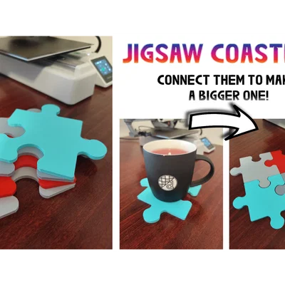 Lót Ly Ghép Hình Kết Nối (Connecting Puzzle Coasters)
