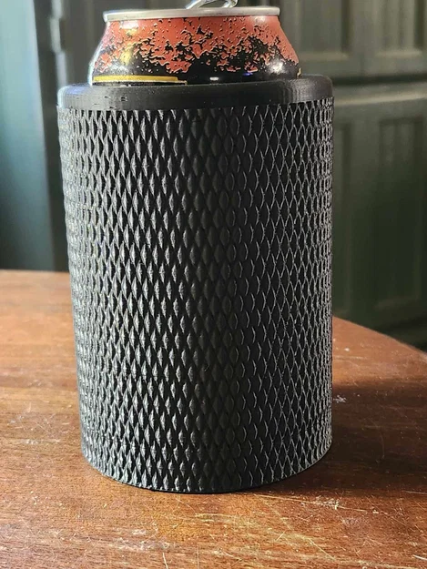 Bao giữ lạnh lon nước 12oz thiết kế vân nhám - In 3D cực dễ - Image 1