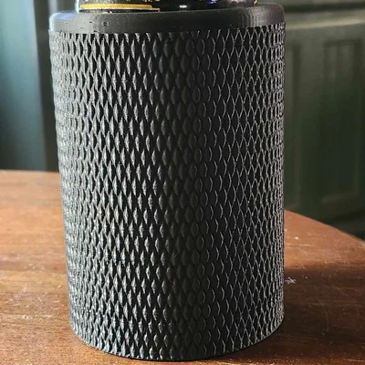 Bao giữ lạnh lon nước 12oz thiết kế vân nhám - In 3D cực dễ