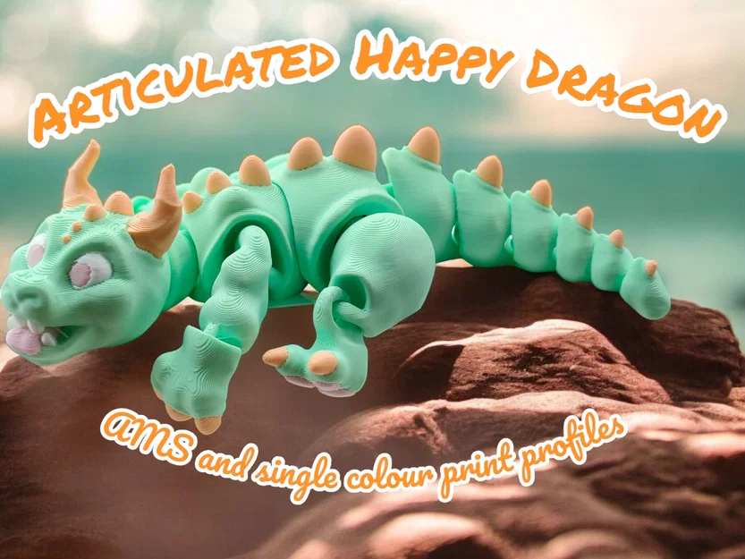 Rồng Cute Articulated Siêu Dễ Thương (ARTICULATED Cute Dragon!!!) - Image 1