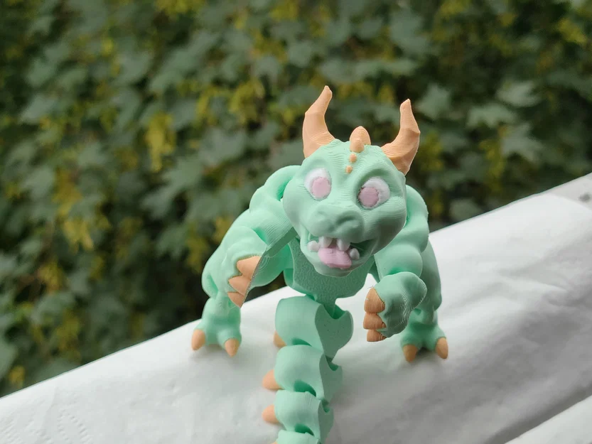 Rồng Cute Articulated Siêu Dễ Thương (ARTICULATED Cute Dragon!!!) - Image 4