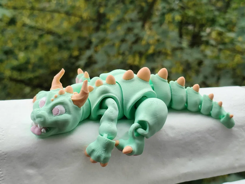 Rồng Cute Articulated Siêu Dễ Thương (ARTICULATED Cute Dragon!!!) - Image 5