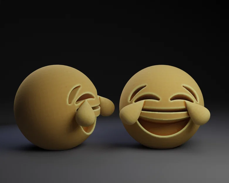 Mô hình 3D Emoji cười chảy nước mắt (Laugh Emoji) cực kỳ đáng yêu - Image 1