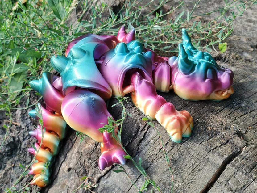 Rồng Cute Articulated Siêu Dễ Thương (ARTICULATED Cute Dragon!!!) - Image 8