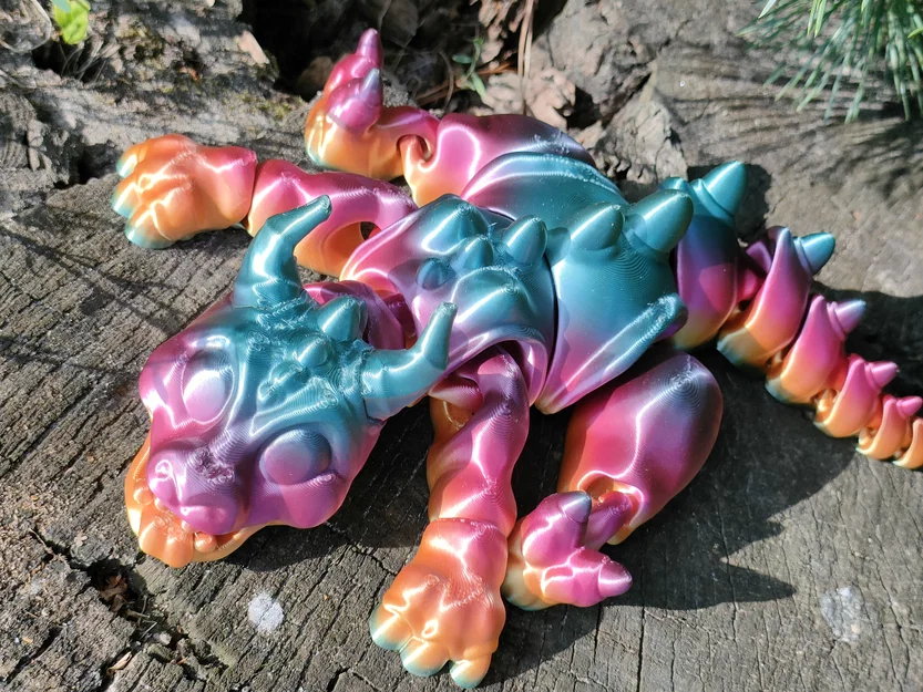 Rồng Cute Articulated Siêu Dễ Thương (ARTICULATED Cute Dragon!!!) - Image 9