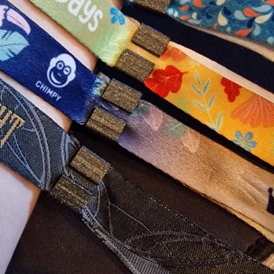 Kẹp cố định vòng tay sự kiện (Festival Wristband Clip 15mm) tiện lợi