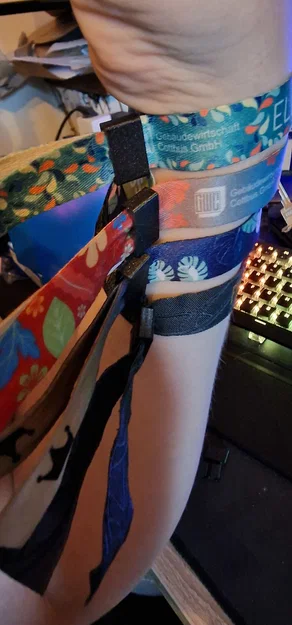 Kẹp cố định vòng tay sự kiện (Festival Wristband Clip 15mm) tiện lợi - Image 3