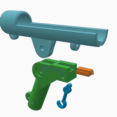Giá đỡ cần câu bãi biển tự động giật lưỡi (Beach Fishing Rod Holder automatic Hook set)