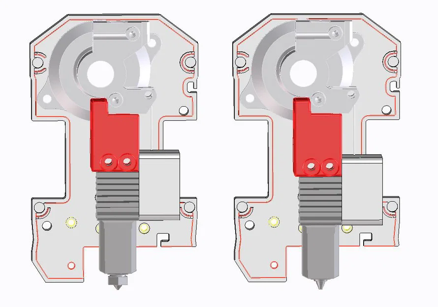 Sovol SV08 Bambulab Hotend Support – Adapter gắn hotend Bambu - Image 1