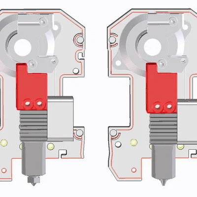 Sovol SV08 Bambulab Hotend Support – Adapter gắn hotend Bambu
