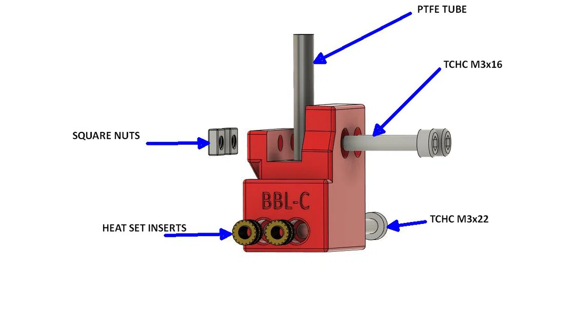 Sovol SV08 Bambulab Hotend Support – Adapter gắn hotend Bambu - Image 4