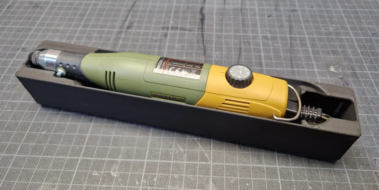 Khay lưu trữ Gridfinity cho máy Proxxon Micromot 60E - Image 1