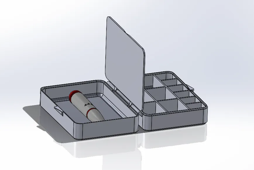 Hộp đựng phao và phụ kiện câu cá in 3D đa năng tiện lợi - Image 1