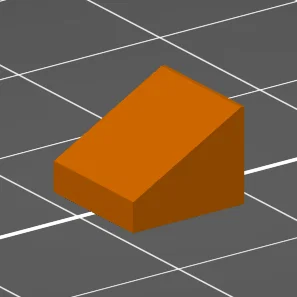 Mô hình gạch Lego 54200 (Slope 1x1) chất lượng cao để in 3D