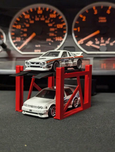 Cầu nâng 2-3 tầng in 3D cho xe mô hình 1:64 HotWheels - Image 2