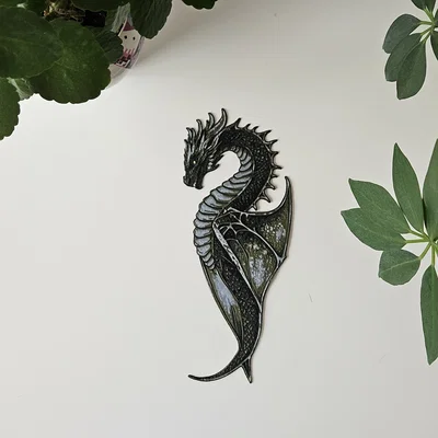 Forest Wyvern - Bookmark Hình Rồng