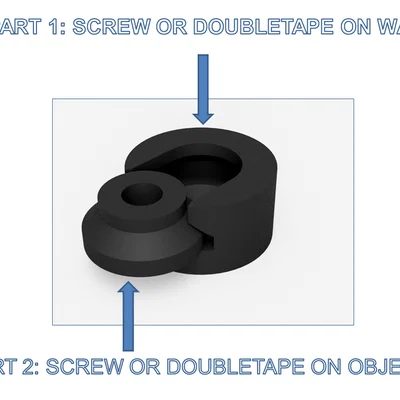 Giá treo tường đa năng - dạng tròn