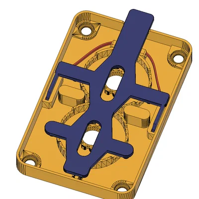 Bộ đếm cơ 7 đoạn: không lò xo, ratchet, tiến/lùi, đồ chơi fidget
