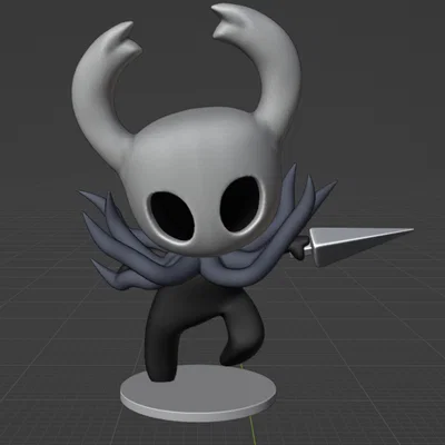 Mô hình 3D Hollow Knight (The Vessel) đẹp mắt cho fan game