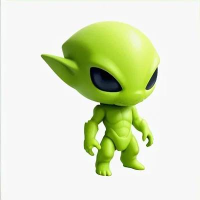 Mô hình Nendoroid Chibi Alien in 3D siêu đáng yêu cho fan Sci-fi