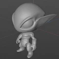 Mô hình Nendoroid Chibi Alien in 3D siêu đáng yêu cho fan Sci-fi - Thumbnail 2